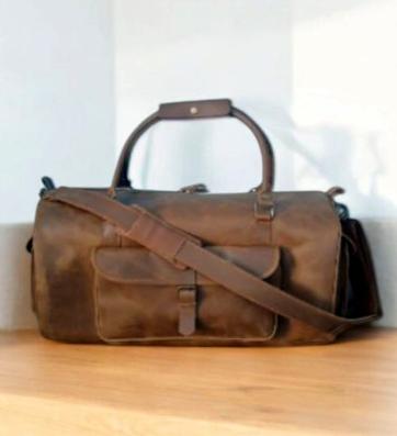 Leather Duffel Bag