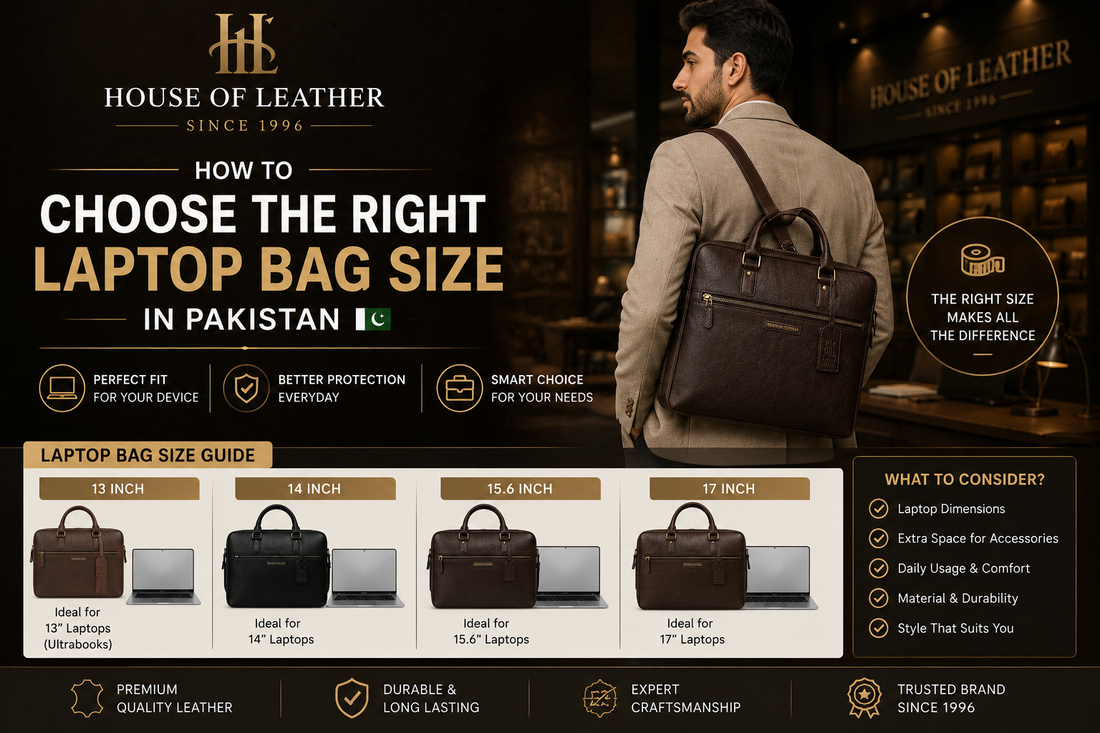 laptop bag size guide