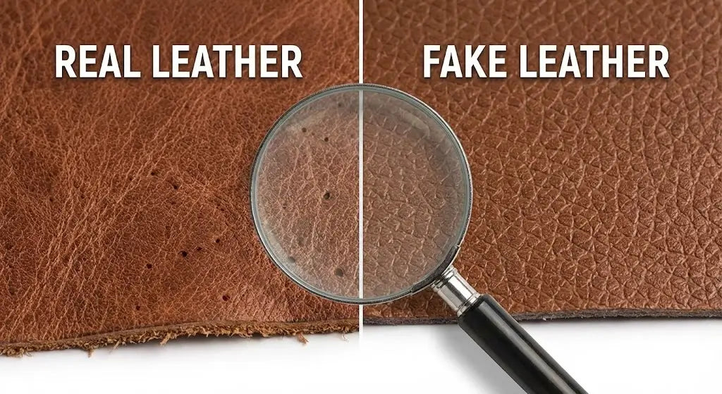 Real Leather vs Fake Leather - House of Leather