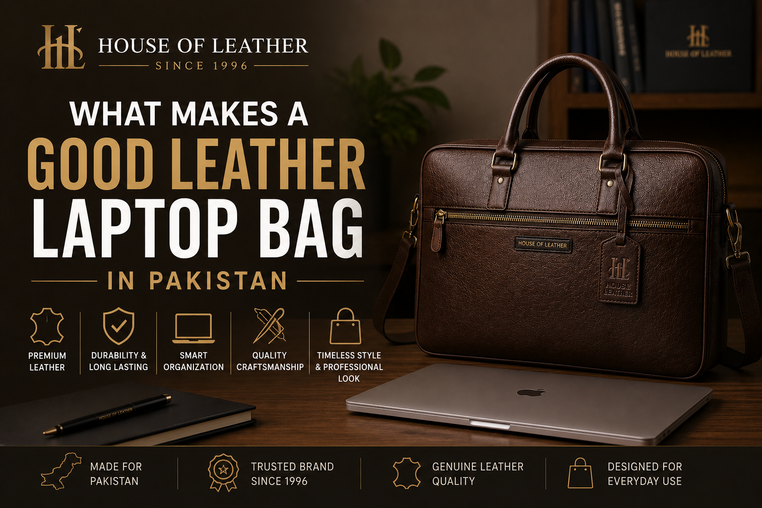 what makes a good leather laptop bag