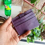 Mini Leather Card Holder Wallet