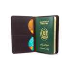 Chocolate Leather Passport Cover