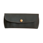 Leather Glasses Case|Coffee Leather Eyewear Case| Optical Cover