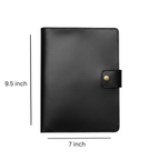 Leather Sleeve for Macbook 13 & iPad 13 – Slim Leather Cover| Black
