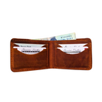 Rust Leather Wallet for Men
