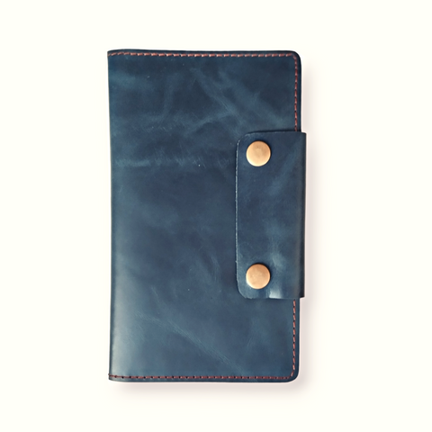 Navy Travel Wallet Passport Cover