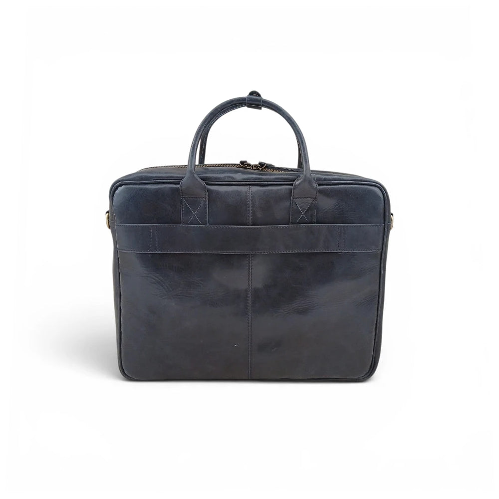 15Inch Black premium Leather Laptop Bag | 14"-16" Compatible (Copy)
