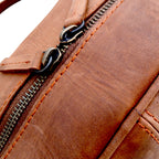 Light Brown Leather Briefcase, Laptop Bag 14,15,16 inch