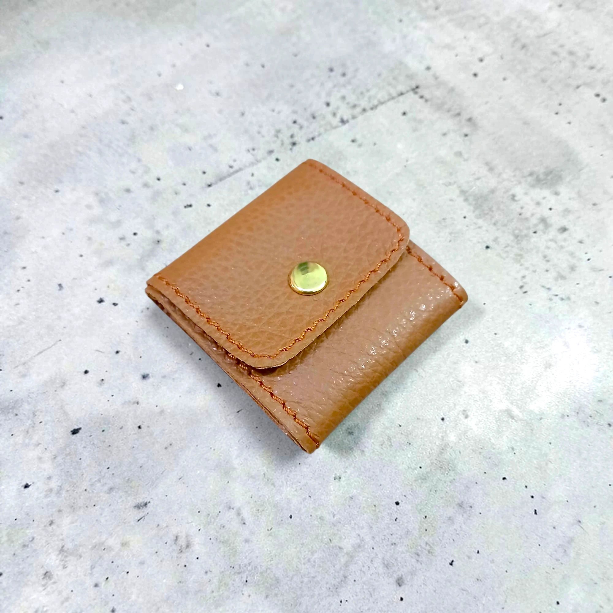 Real Leather Mini Jewelry Organizer |Foldable Leather Jewellery Pouch