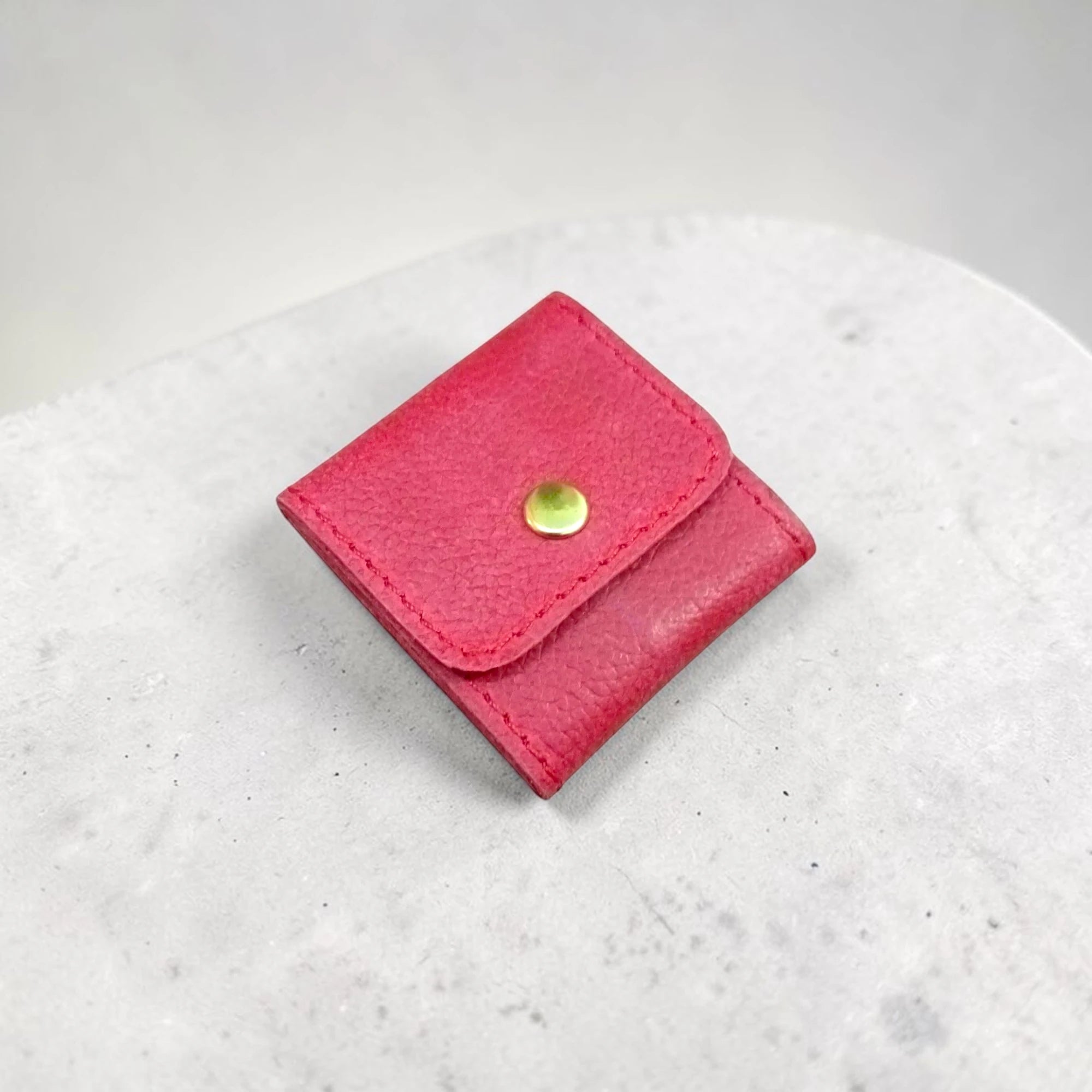 Real Leather Mini Jewelry Organizer |Foldable Leather Jewellery Pouch