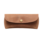 Leather Glasses Case,Tan Leather Eyewear Case - Optical Cover
