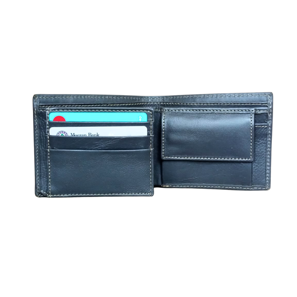 Iron Grey Leather Men's Wallet