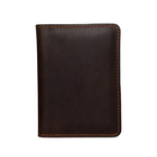 Chocolate Leather Passport Cover