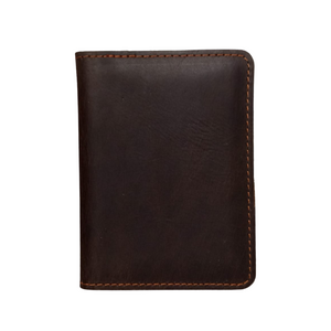 Chocolate Leather Passport Cover