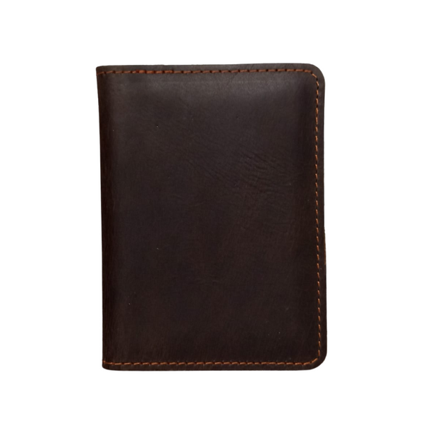 Chocolate Leather Passport Cover