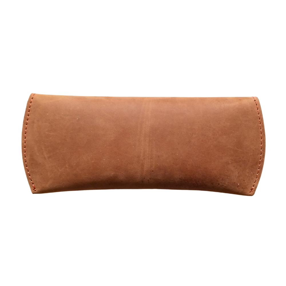 Leather Glasses Case,Tan Leather Eyewear Case - Optical Cover