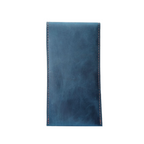 Leather Glasses Cover - Eyewear Sleeves, Navy Pouch
