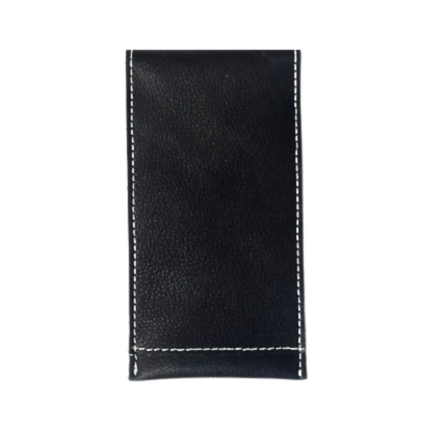 Black Leather Optical Case -Sunglasses Cover