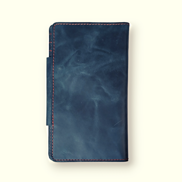 Navy Travel Wallet Passport Cover