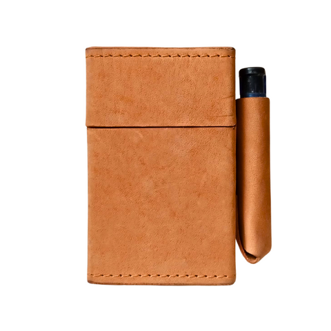 Tan Leather Cigarette Pouch by House of Leather