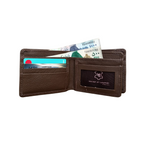 Dark Brown Leather Men's Wallet