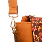 Women Luxurious Printed Canvas & Leather Tote Bag