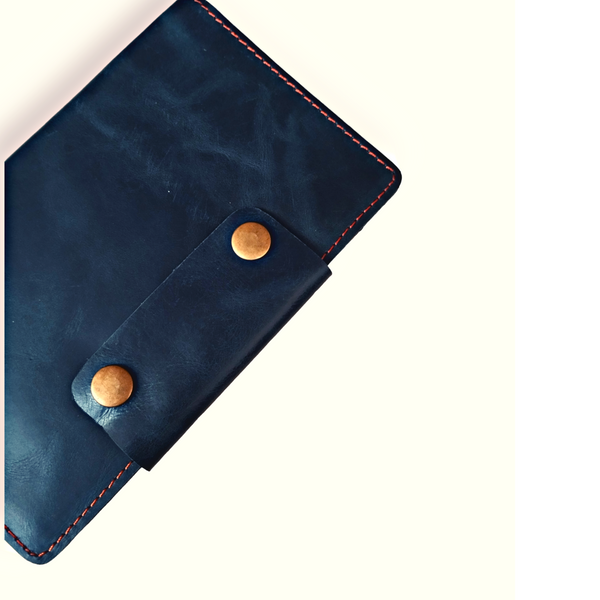 Navy Travel Wallet Passport Cover