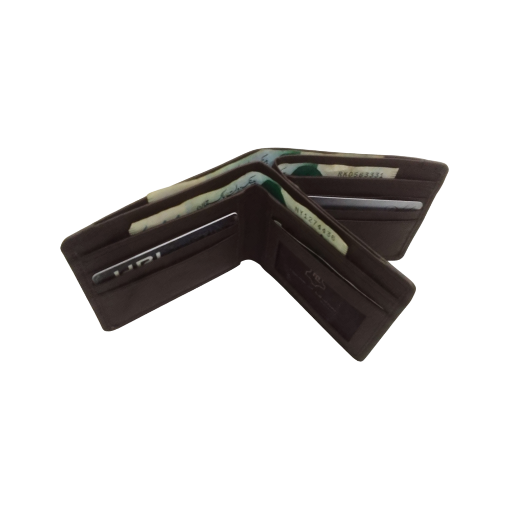 Dark Brown Leather Men's Wallet