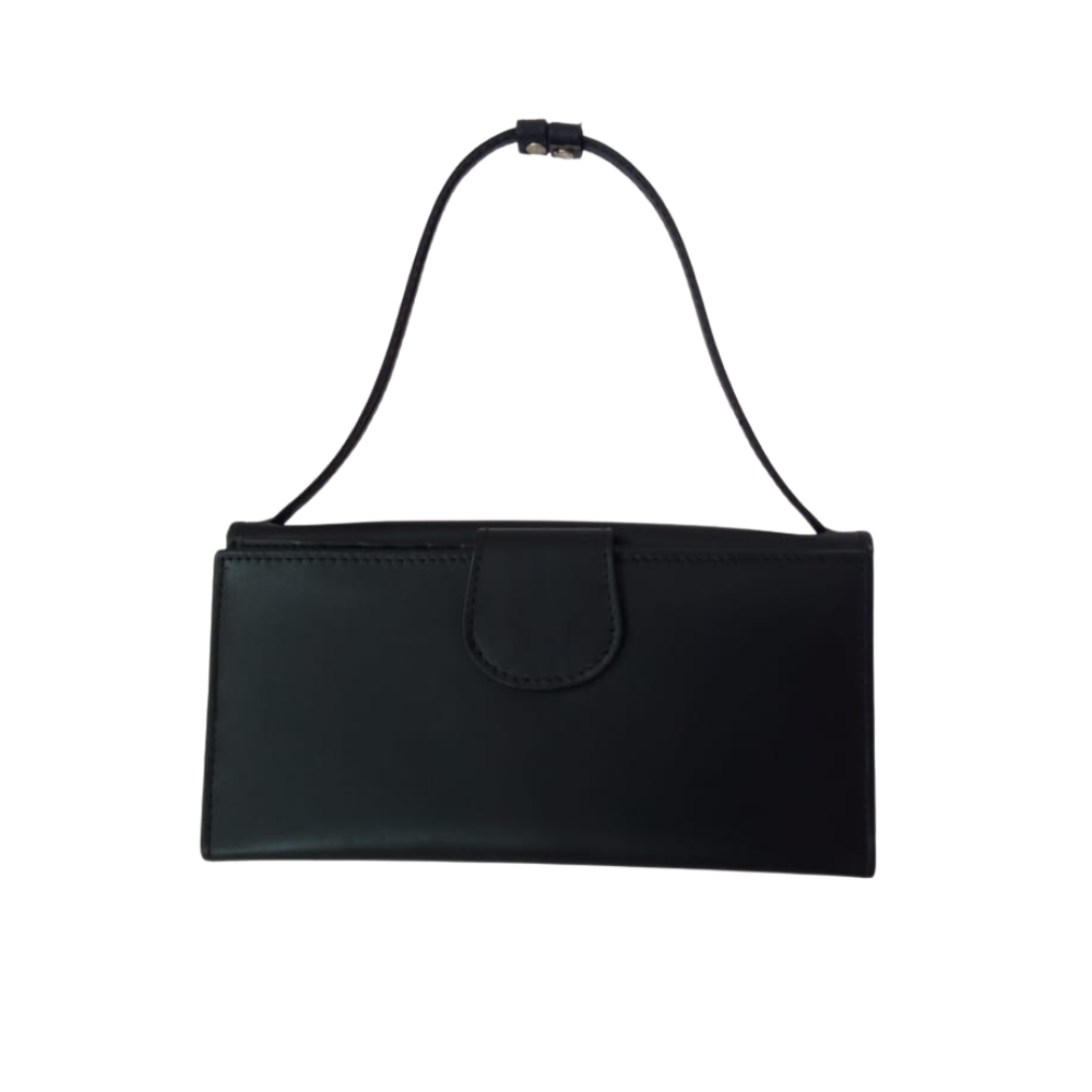 Long women leather wallet interior card slots