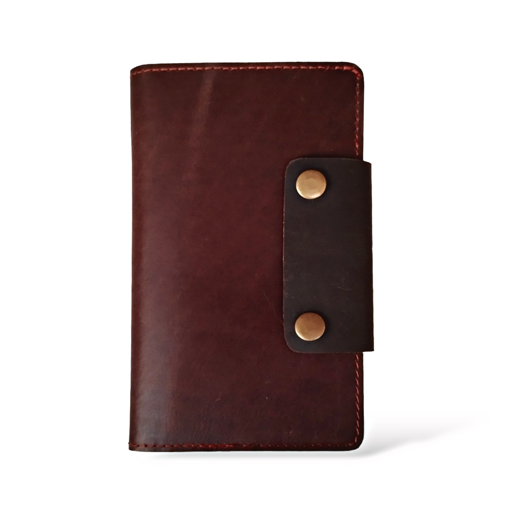 Dark Brown Travel Wallet Passport Cover