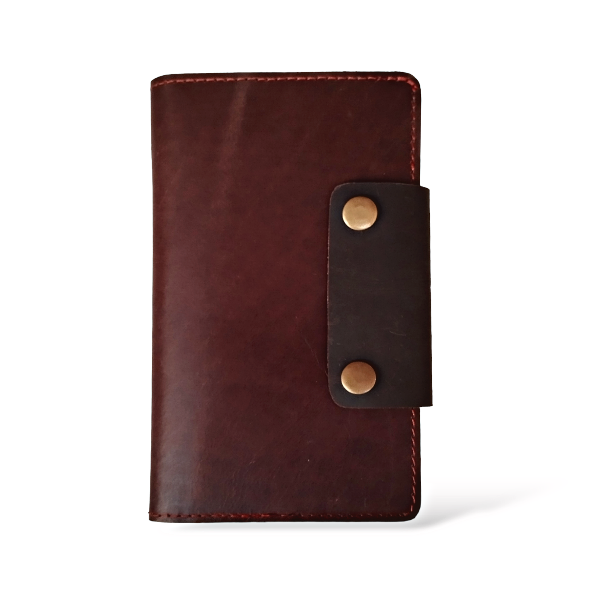 Dark Brown Travel Wallet Passport Cover