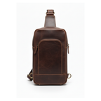 Brown Leather Sling Bag