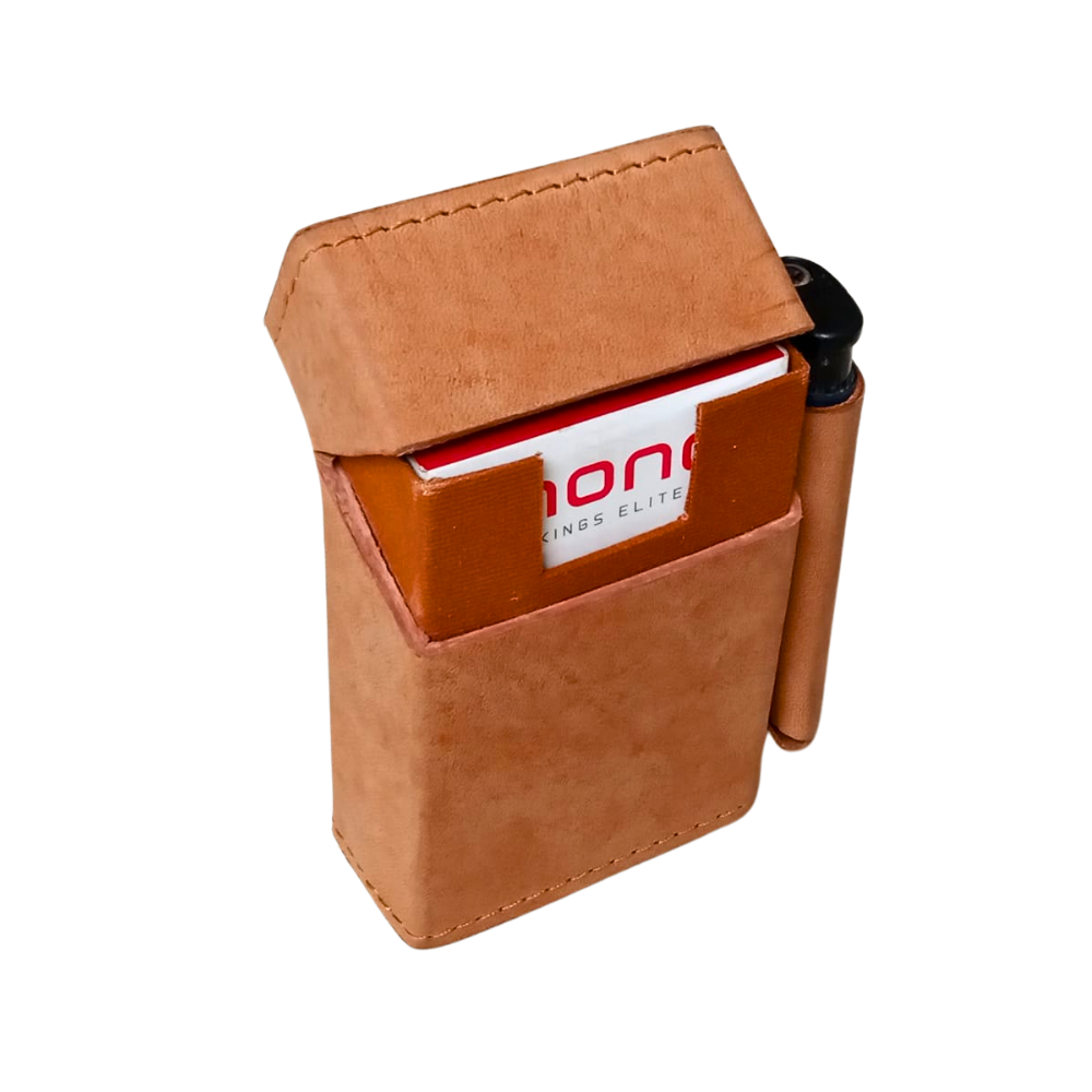Tan Leather Cigarette Pouch by House of Leather