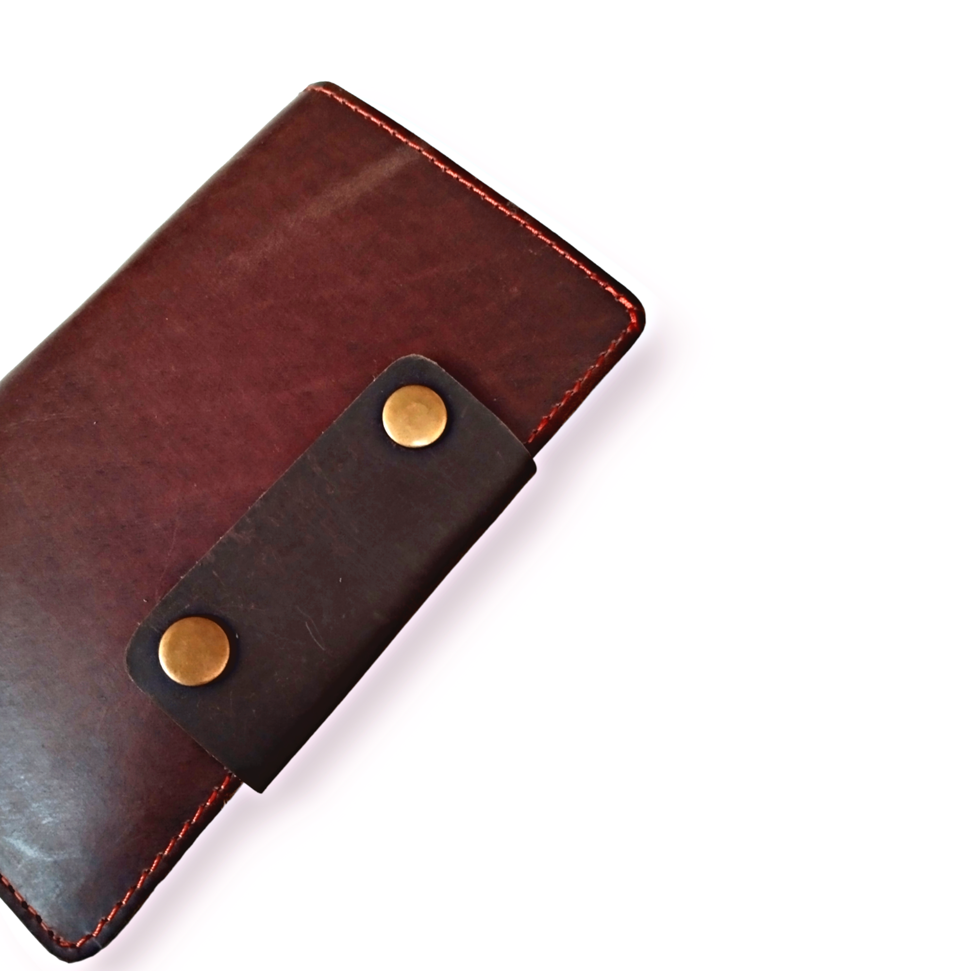 Dark Brown Travel Wallet Passport Cover