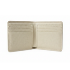 Minimalist cow leather bifold wallet for men