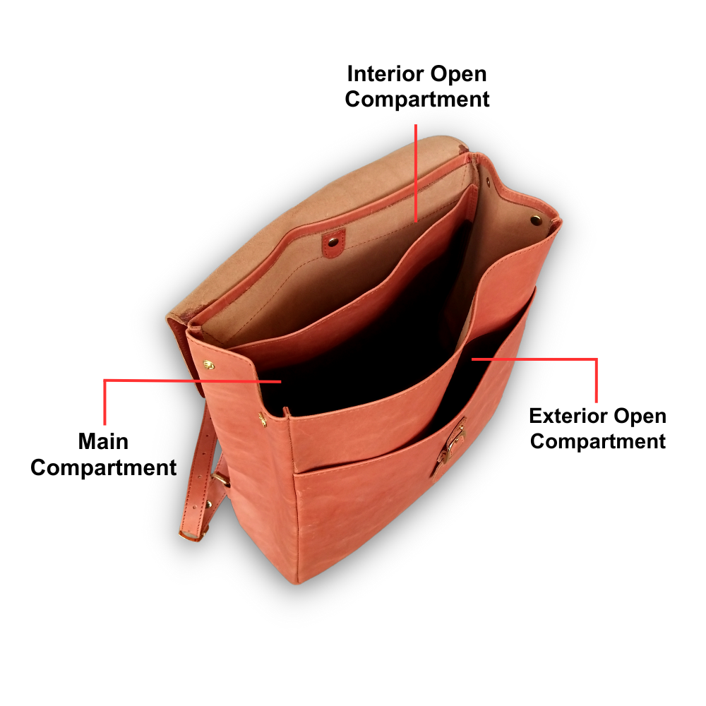 Leather Travel Backpack