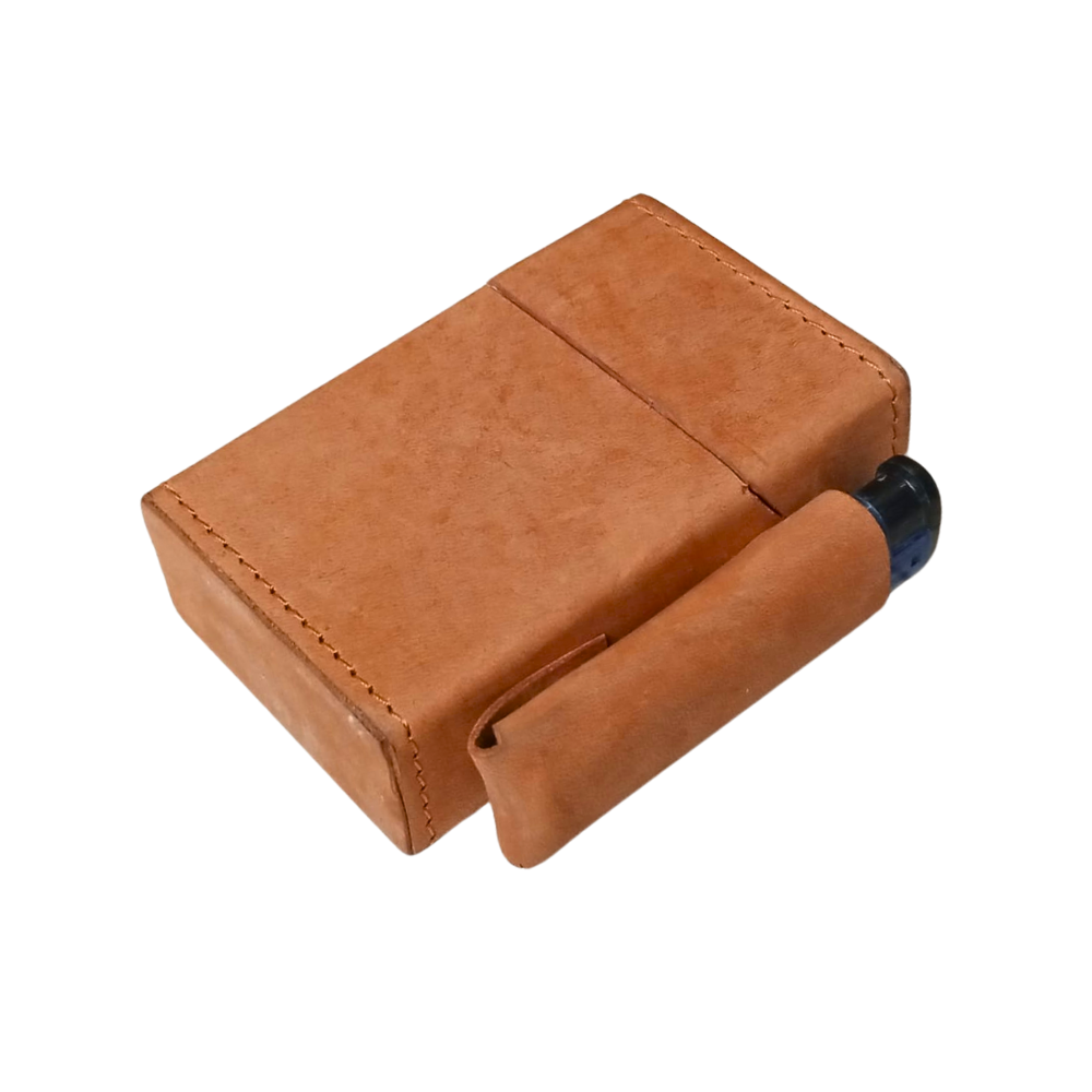 Tan Leather Cigarette Pouch by House of Leather