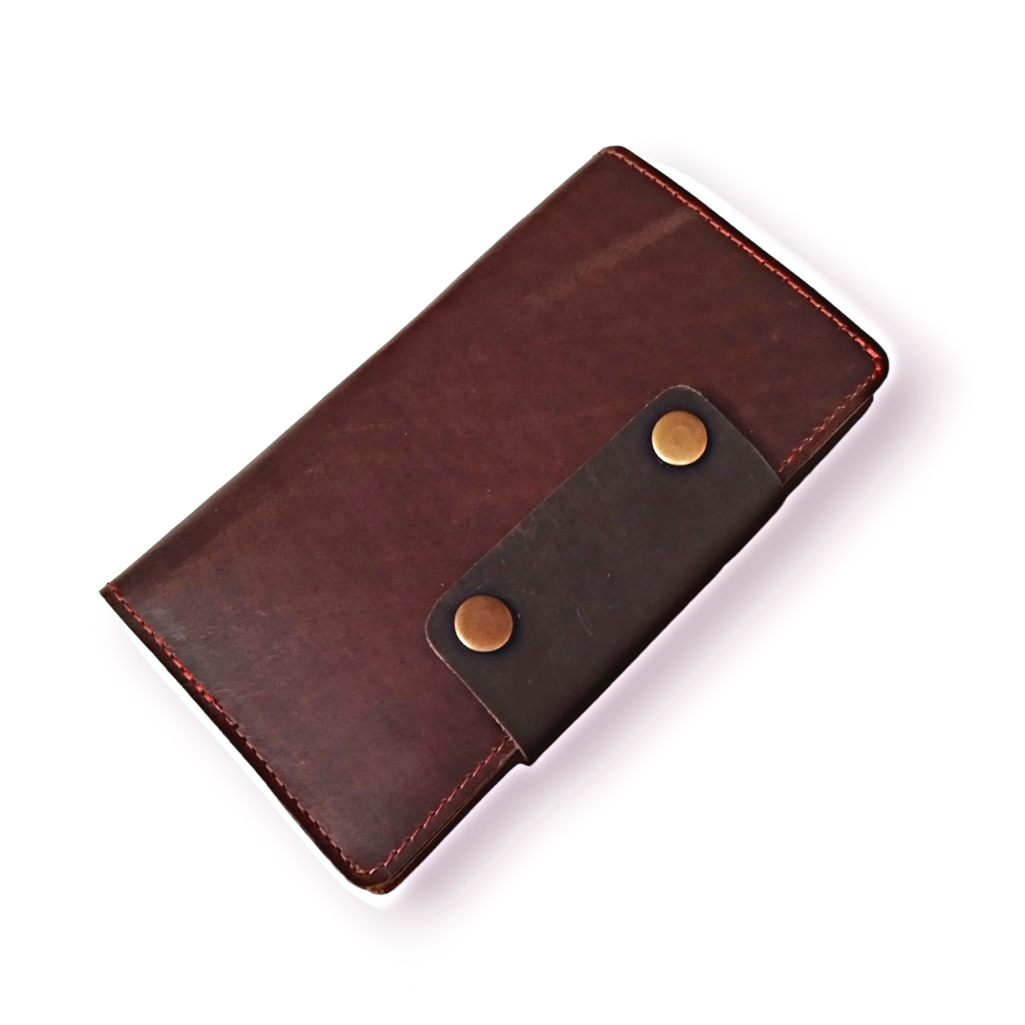 Dark Brown Travel Wallet Passport Cover