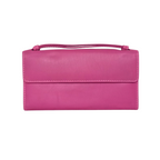 Neon Pink Women's Leather Wallet