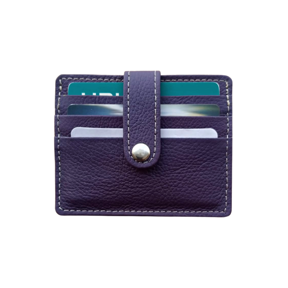 Mini Leather Card Holder Wallet
