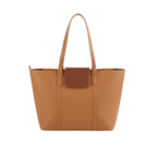 Mustard full-grain leather tote bag for women by House of Leather