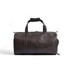 Choco Leather Duffel Bag, Travel Bag