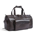 Choco Leather Duffel Bag, Travel Bag