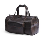 Choco Leather Duffel Bag, Travel Bag