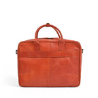 15.6 / 16 Inch Tan Leather Business Laptop Bag | Premium Cow Leather Briefcase