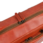 15.6 / 16 Inch Tan Leather Business Laptop Bag | Premium Cow Leather Briefcase