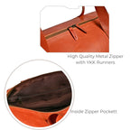 Premium Pull-Up Leather Duffel Weekender Travel Bag