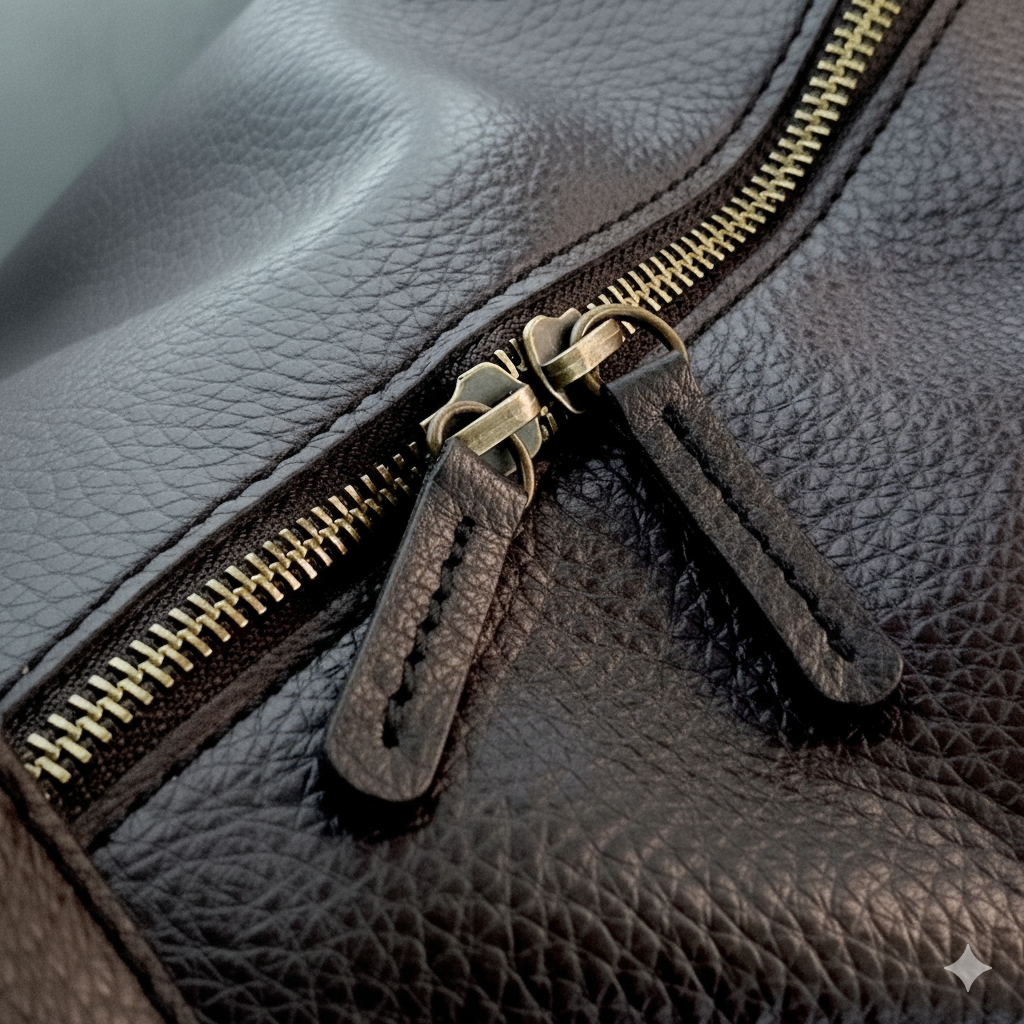 Softy Black Leather Duffel Bag Travel & Weekender Bag