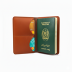 Tan Leather Passport Cover