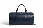 Premium Navy Leather Duffel Weekender Travel Bag (Copy)